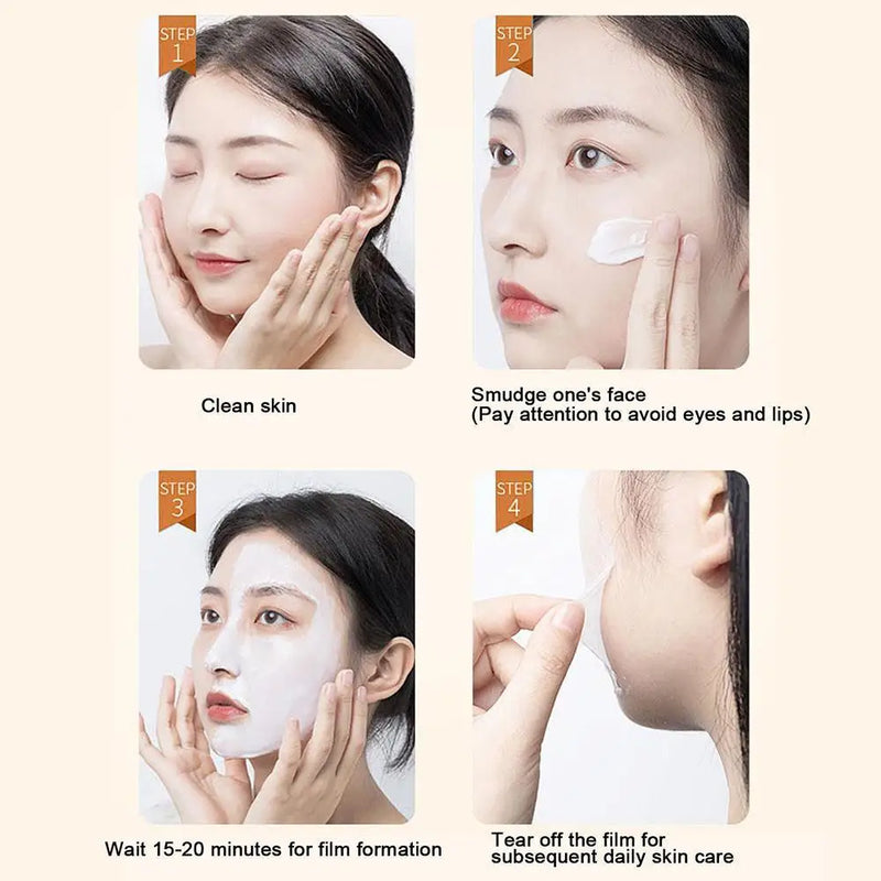 Retionl Gold Facial Mask Tear Off Mud Film Moisturizing Skin Care 100g