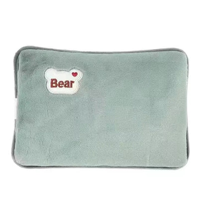 Portable Electric Rechargeable Bear Hot Water Hand Warmer Bag Heating Pad