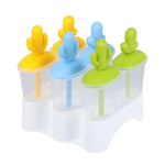 Ice Cream Popsicle Mold DIY Homemade Popsicle Box with Plastic Sticks