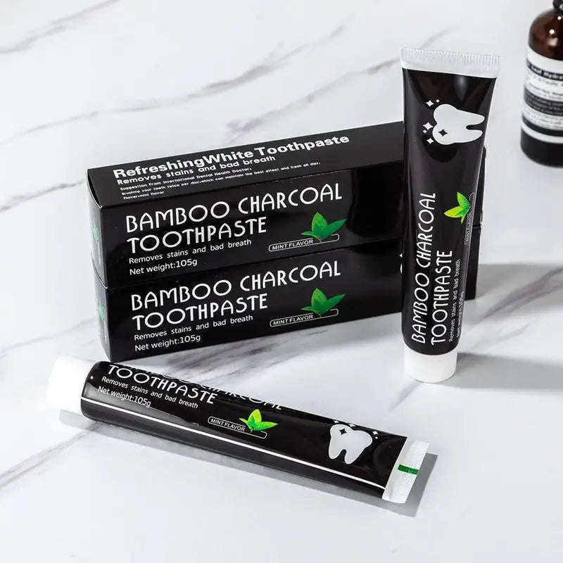 Bamboo Charcoal Toothpaste Removes Stains And Bad Breath 105g