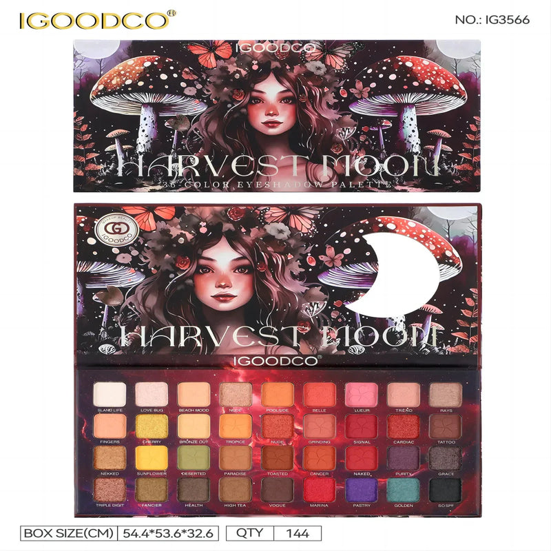 IGOODCO Harvest Moon 36 Color Eyeshadow Palette