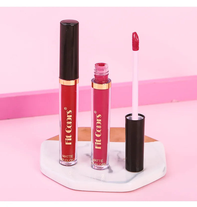 Fit Colors 6pcs Matte Lip Gloss Set