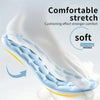 Soft Comfortable Unisex Sports Pain Reliever Shock Absorption Insoles High Elasticity Breathable Foot Cushion Pair