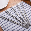 Stainless Steel Reusable Chopsticks Set Pack of 10Pcs