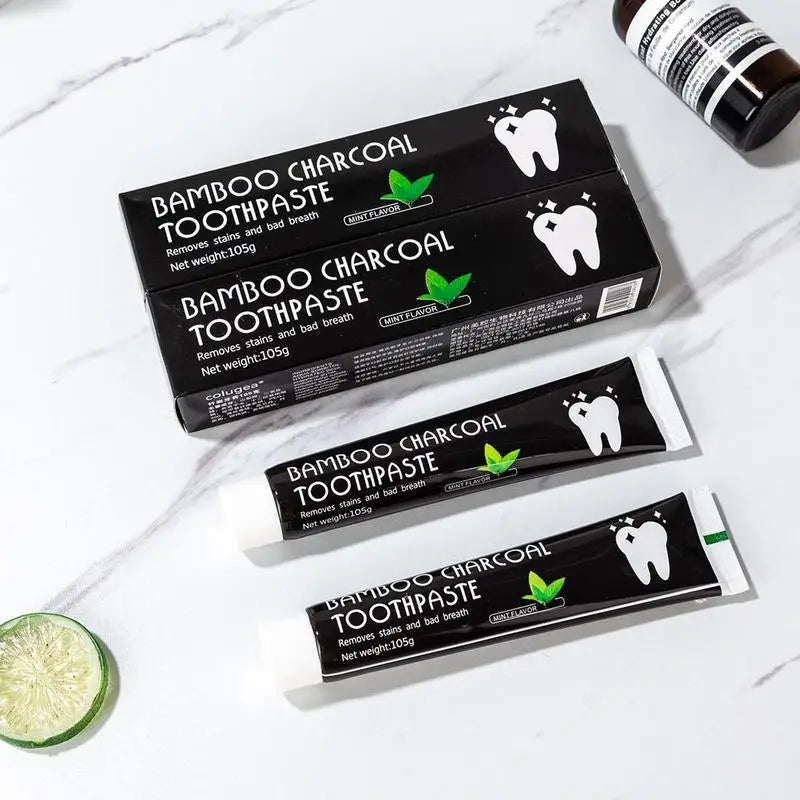 Bamboo Charcoal Toothpaste Removes Stains And Bad Breath 105g