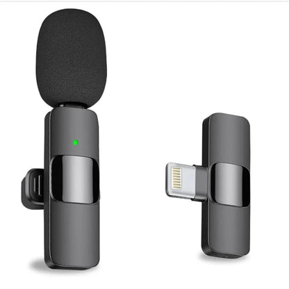 Universal K8 Wireless Microphone Portable Lavalier For Vlogging, Live Show, Interview