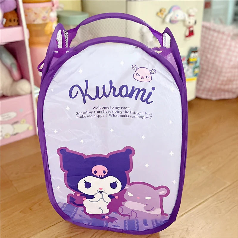 Anime Cartoon Kid Foldable Laundry Basket Laundry Bag Storage Bag