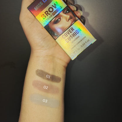 Miss Lara 2 in1 Cover Cushion Hairline & Eyebrows Shaping Stamp