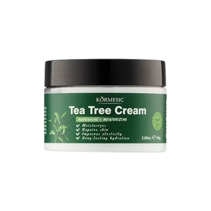 KORMESIC Tea Tree Face Cream 110g | Hydrating & Oil Control, Lightweight & Nourishing