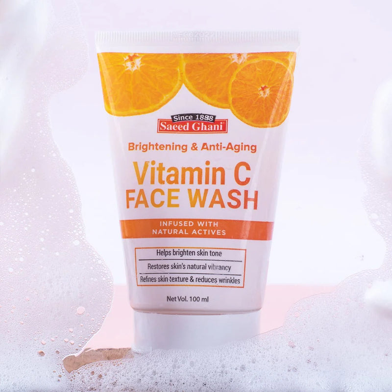 Saeed Ghani Vitamin C Brightening & Anti Aging Face Wash B&G Store
