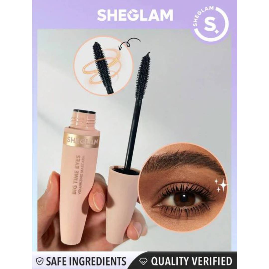 SHEGLAM Big Time Eyes Volumizing Lifting Lengthening Smudge Proof Mascara