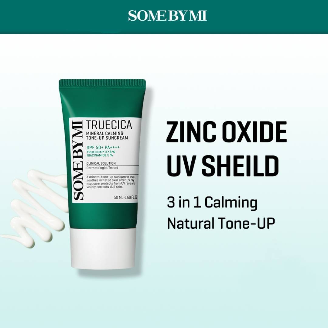 SOME BY MI Truecica Mineral Calming Tone-Up Suncream SPF50+ PA++++ - 50ml