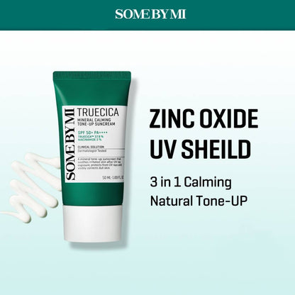 SOME BY MI Truecica Mineral Calming Tone-Up Suncream SPF50+ PA++++ - 50ml