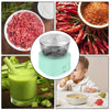 Mini Wireless Portable Rechargeable Electric Food Mixer Chopper Grinder