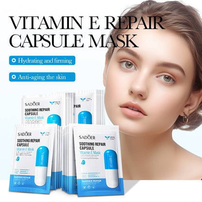 Sadoer Vitamin E Soothing Repair Capsule Facial Sheet Mask