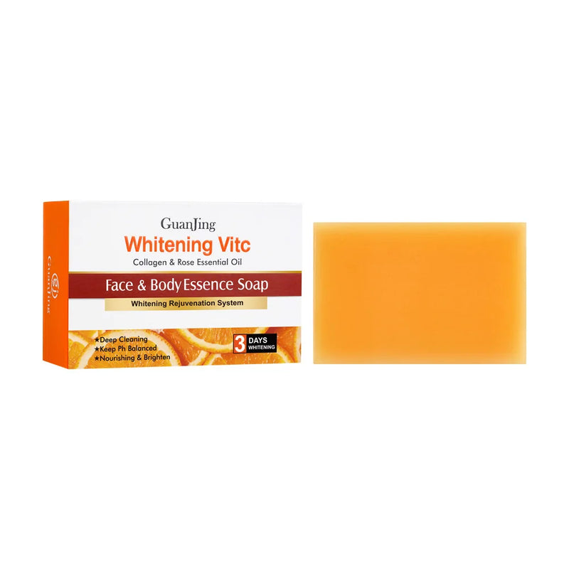 GuanJing Whitening Vitc Face And Body Essence Soap