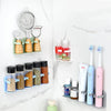 Silicone Rubber Self Adhesive Wall Mounted Spice Rack Stand With Sticker Kitchen Seasoning Storage Rack