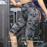 Camo Seamless Yoga Leggings Woman High Waist Fitness Sports Pants Push Up Legging