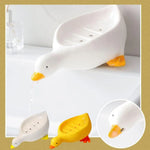 Cute Duck Shaped Quick Drain Soap Holder