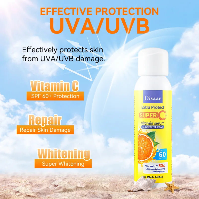 Disaar Super C+ Vitamin Serum Sunscreen Spray SPF60