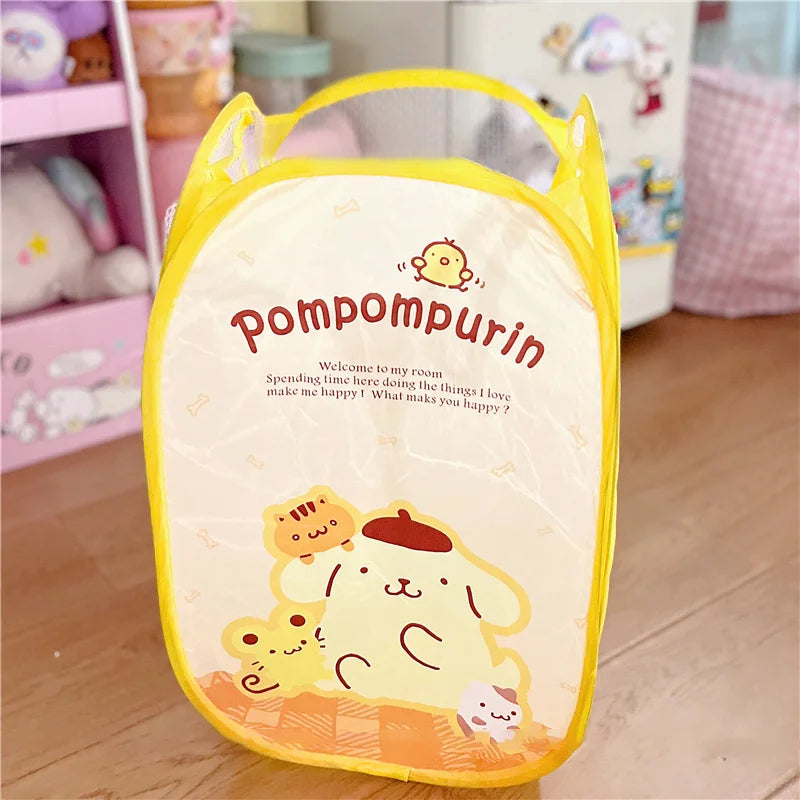 Anime Cartoon Kid Foldable Laundry Basket Laundry Bag Storage Bag