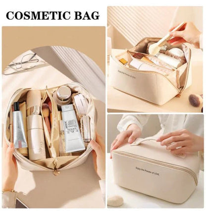 Leather Makeup Pouch