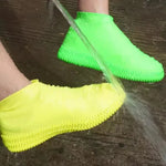 Silicone Reusable Waterproof Shoe Covers Rain Boots Protector Pair