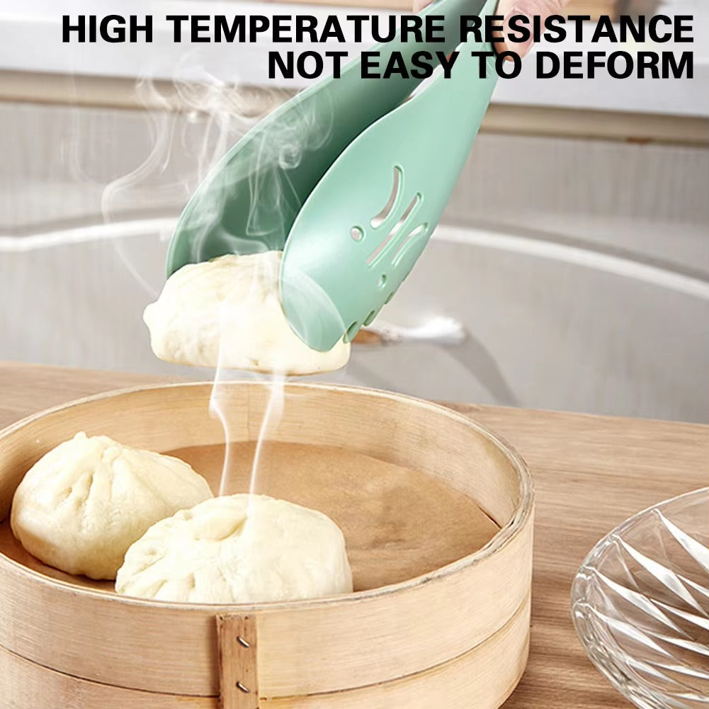 Multifunctional Non Stick Food Tong Heat Resistant Clamp Kitchen Utensils