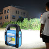 LED Solar Handheld Light Camping Lantern Multifunctional USB Charging Night Fishing Torch