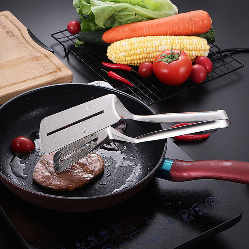 Multifunction Stainless Steel Frying Shovel Clip Food Flip For Fried Fish Shovel Pizza Steak Shovel Kitchen Tools