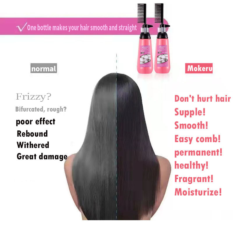 MOKERU Hair Straightening Cream Nourishing Fast Smoothing Hair MaskHair Straightening Cream Nourishing Fast Smoothing Hair Mask