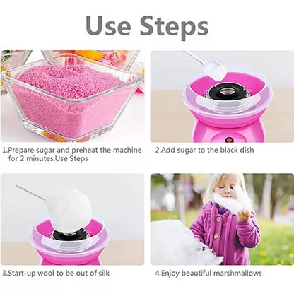 Portable Electric Automatic Mini Cotton Candy Maker