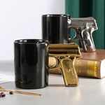 Ceramic Pistol Gun Grip Coffee Mug