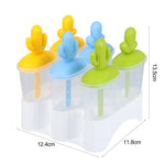 Ice Cream Popsicle Mold DIY Homemade Popsicle Box with Plastic Sticks