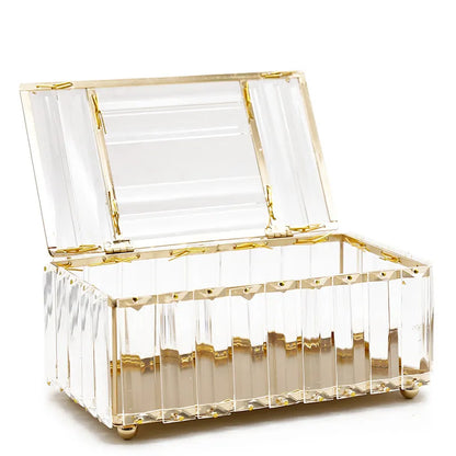 Crystal Glass Tissue Box