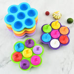 DIY Mini Silicone Popsicle Ice Cream Ice Lolly Mold With Colorful Plastic Sticks