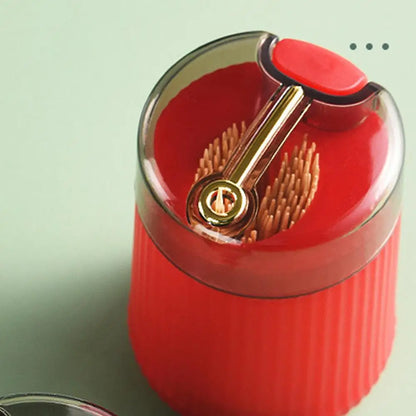 Press Automatic Toothpick Holder Push To Pop Up Container Storage Box