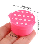 Mini Refillable Sauce Mayo Containers Seasoning Sauce Box Plastic 4Pcs Set