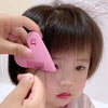 Children Heart Shaped Mini Hair Comb Layer Shaper Cutting Plastic Comb Razor Blades