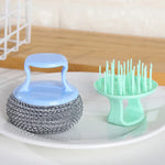 Strong Stainless Steel Wire Ball Cleaning Scrubber Sponge Brush