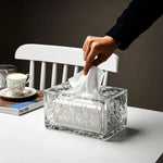 European Acrylic Tissue Box Tissue Organizer