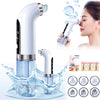 HydraFacial Pore Vacuum Blackhead Remover 2in1 Deep Cleansing and Hydrating Pimple Extractor Tool With 6 Suction Heads 3 Gears Adjustable