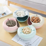 Nut Bowl with Mobile Holder For Seeds Nut Dry Fruits Storage Box