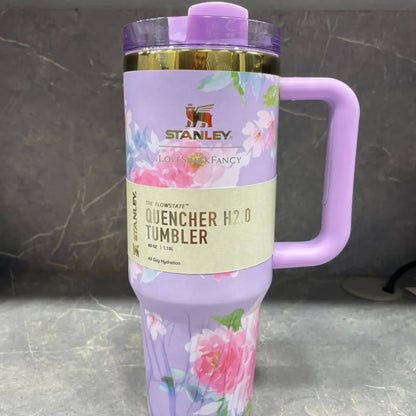 Stanley Flower Edition The Flowstate Quencher 40oz Tumbler
