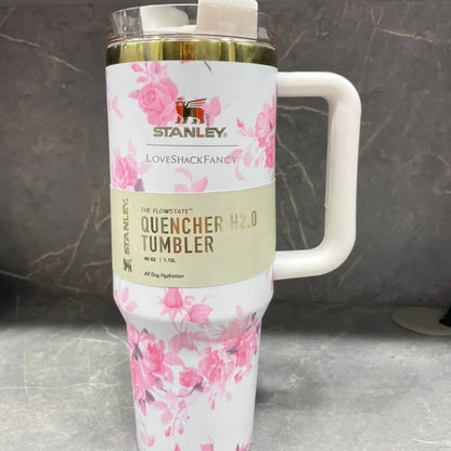 Stanley Flower Edition The Flowstate Quencher 40oz Tumbler