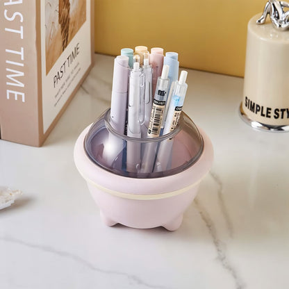 Multipurpose Pen Pencil Stationary Storage Box Desk Organizer Makeup Brush Holder