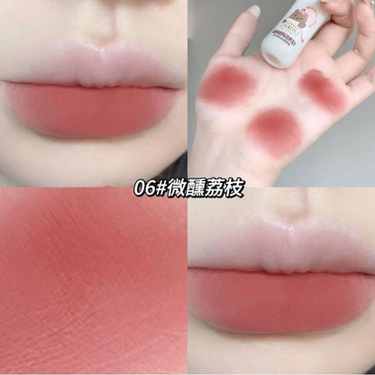 Gege Bear Milk Velvet Lip Gloss 6Pcs Set