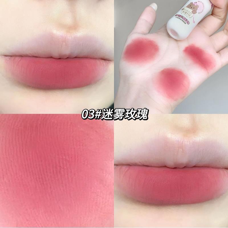 Gege Bear Milk Velvet Lip Gloss 6Pcs Set