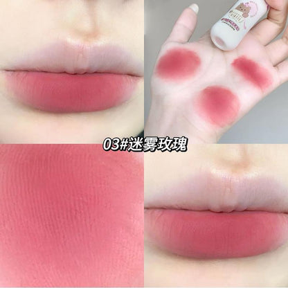 Gege Bear Milk Velvet Lip Gloss 6Pcs Set