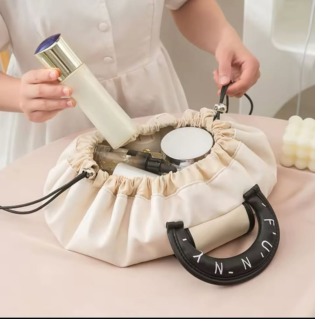 Drawstring Makeup Tool Storage Bag Luxury Fashion Cosmetic Bag Organizer